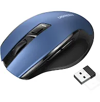 Souris sans fil Ugreen 15064 Ergonomique Bleu