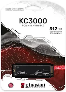 SSD interne Kingston KC3000 512 Go M.2 NVMe