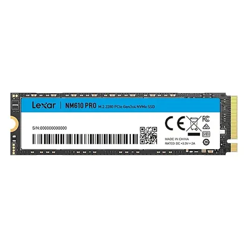 SSD interne Lexar NM610 Pro 1 To M.2 NVMe