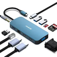 Station d'accueil BENFEI BENFEI-000359 USB-C 11 en 1 Triple Écran PD 100W - Comparateur Prix Maroc (Electroplanet, Avito) | Toko.ma