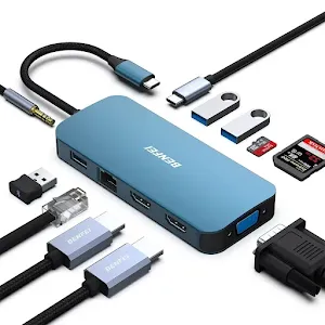 Station d'accueil BENFEI BENFEI-000359 USB-C 11 en 1 Triple Écran PD 100W - Comparateur Prix Maroc (Electroplanet, Avito) | Toko.ma