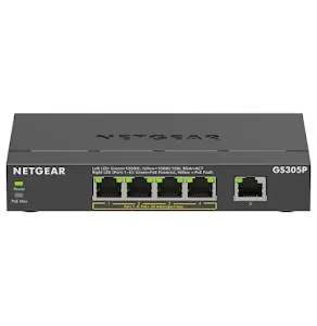 Switch Netgear GS305Pv3 5 Ports Gigabit PoE+ 63W GS305P-300EUS
