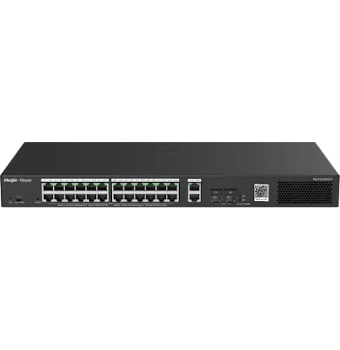 Switch Reyee RG-ES228GS-P 28 Ports Gigabit avec 24 Ports PoE+ et 2 Ports SFP Administrable