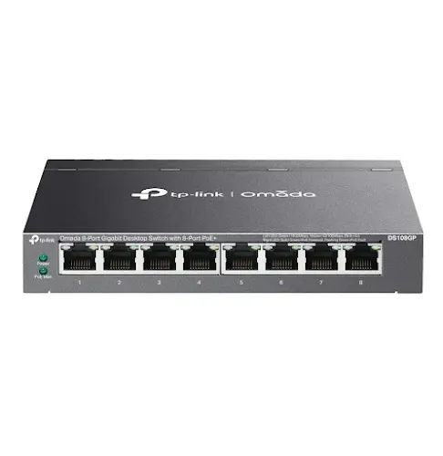 Switch TP-Link DS108GP 8 Ports Gigabit PoE+ Non Administrable