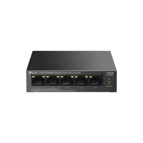 Switch TP-Link LS105LP 5 Ports 10/100 Mbps avec 4 Ports PoE