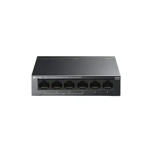 Switch TP-Link LS106P 6 Ports 10/100 Mbps avec 4 Ports PoE+