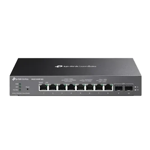 Switch TP-Link Omada SG2210XMP-M2 8 Ports 2.5G avec 8 Ports PoE+ et 2 Ports 10G SFP+