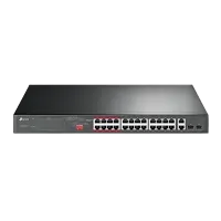 Switch TP-Link TL-SL1226P 24 Ports 10/100 Mbps PoE+ avec 2 Ports Gigabit Non Administrable