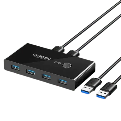 Switch USB 3.0 Ugreen 30768 4 Ports pour 2 PC
