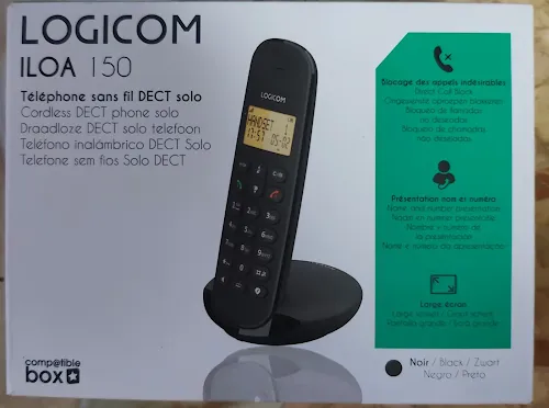 Téléphone Fixe Sans Fil Logicom ILOA 150