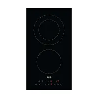 Table de cuisson vitrocéramique AEG HRB32310CB 30cm 2 Feux Noir