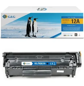 Toner G&G NT-CH2612U compatible HP 12A Q2612A Noir