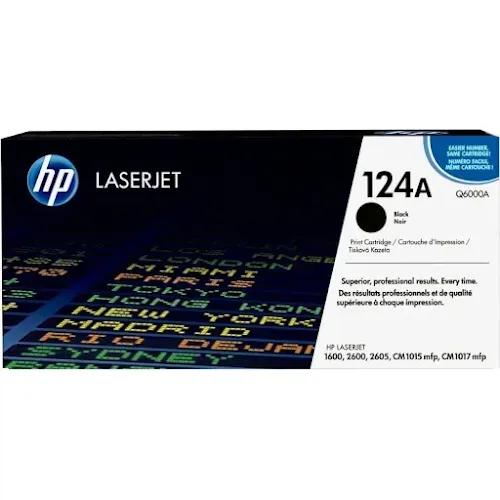 Toner Hp 124A Noir Q6000A Hp Laserjet Original